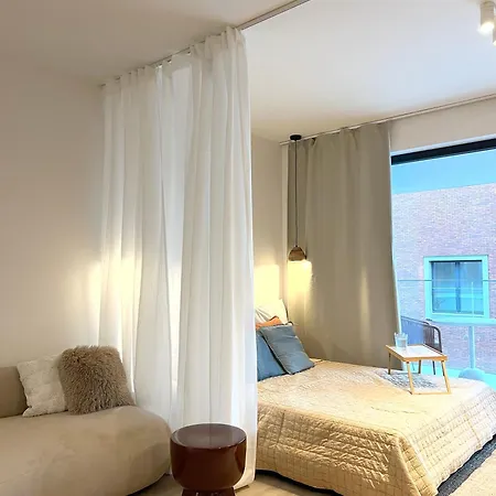Japandi Pearl Designed Studio,parking ,aircon, O2 * Prague